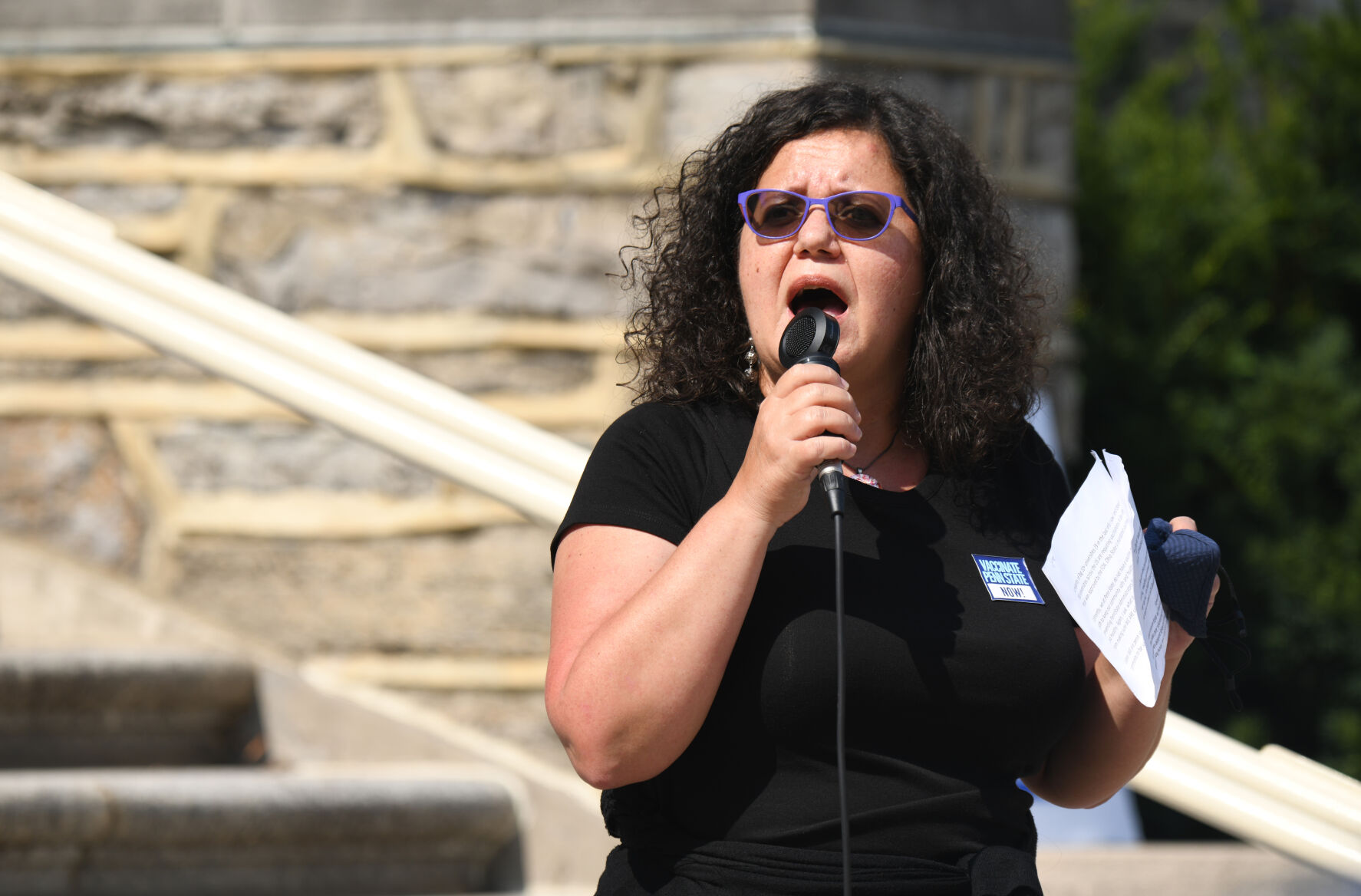 Rally to Vaccinate Penn State, Zoubeida Ounaies